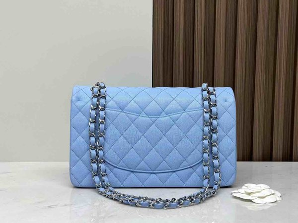 Chanel Classic Flap 25cm – Seasonal Limited Edition / Blue (23P)