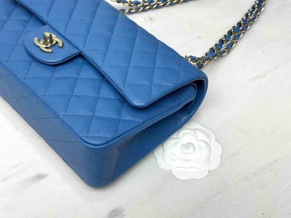 Chanel Classic Flap 25cm – Seasonal Limited Edition / Sky Blue