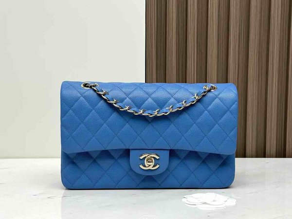 Chanel Classic Flap 25cm – Seasonal Limited Edition / Sky Blue