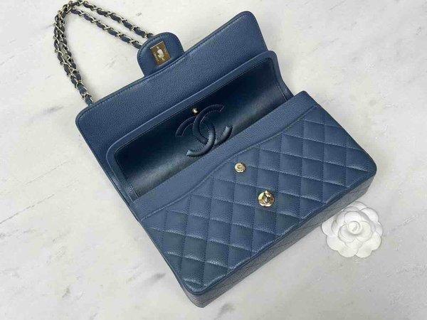 Chanel Classic Flap 25cm – Seasonal Limited Edition / Denim Blue