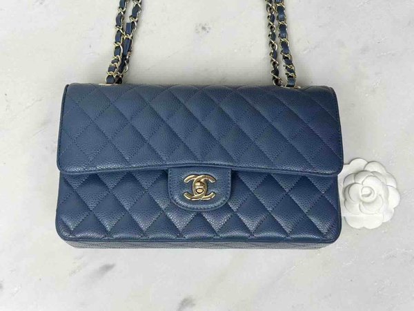 Chanel Classic Flap 25cm – Seasonal Limited Edition / Denim Blue
