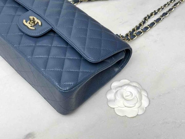 Chanel Classic Flap 25cm – Seasonal Limited Edition / Denim Blue