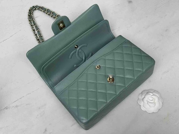 Chanel Classic Flap 25cm – Seasonal Limited Edition / Hazy Blue