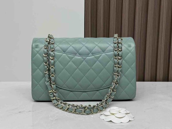 Chanel Classic Flap 25cm – Seasonal Limited Edition / Hazy Blue