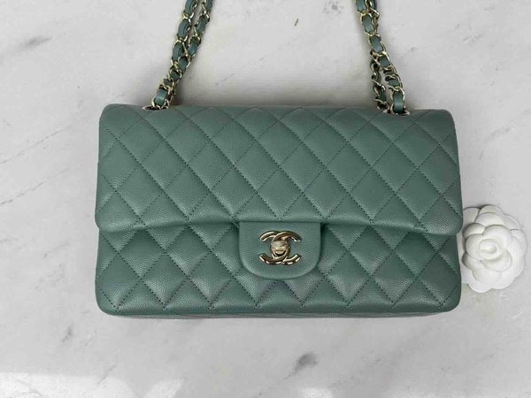 Chanel Classic Flap 25cm – Seasonal Limited Edition / Hazy Blue