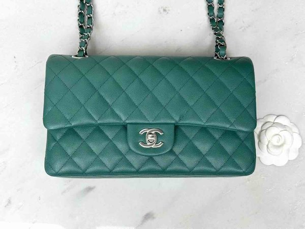 Chanel Classic Flap 25cm – Limited Edition / Pine Green