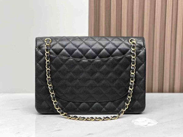 Chanel Classic Flap Maxi Black GHW 33cm