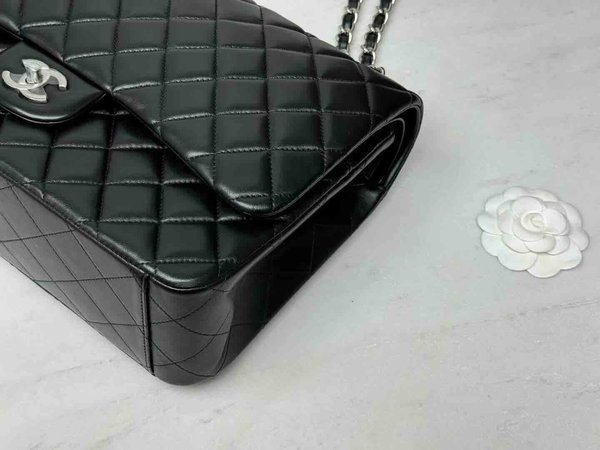 Chanel Classic Flap Maxi – Black with Silver Hardware