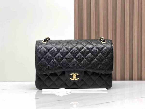 Chanel Classic Flap Jumbo – Black with Silver Hardware