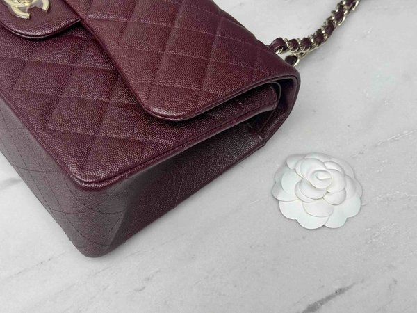 Chanel Classic Flap Jumbo Burgundy 30cm