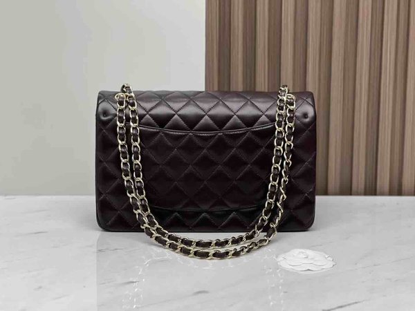 Chanel Classic Flap Jumbo – Chocolate Brown