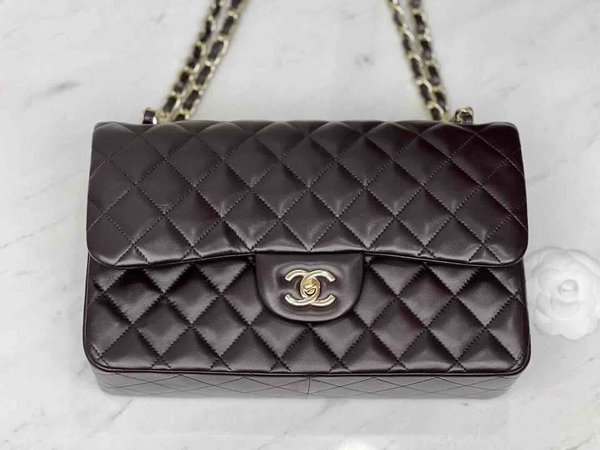 Chanel Classic Flap Jumbo – Chocolate Brown