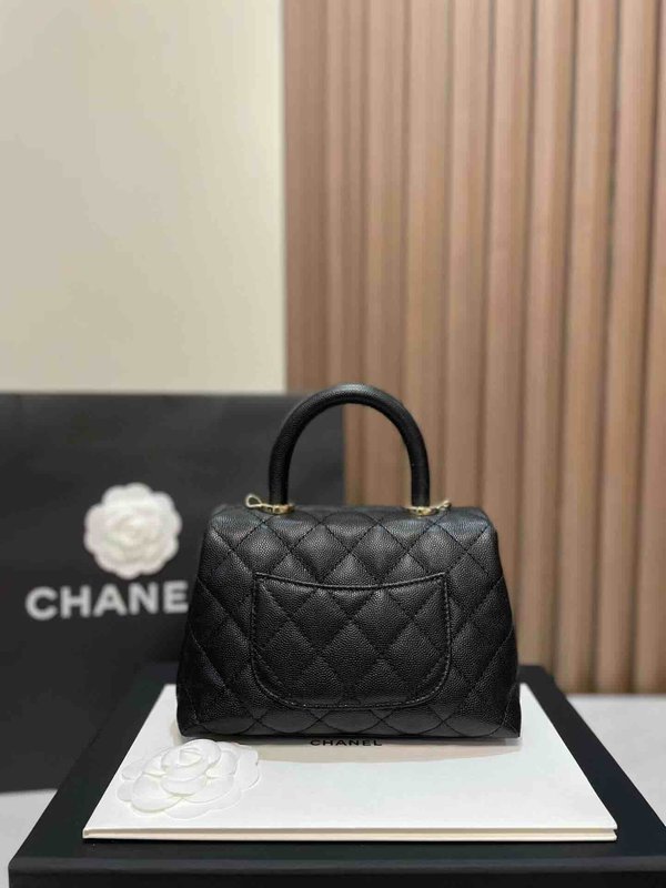 Chanel Coco Handle Mini Black GHW 19cm