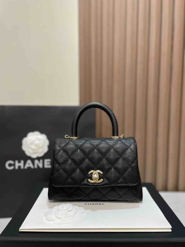 Chanel Coco Handle Mini Black GHW 19cm