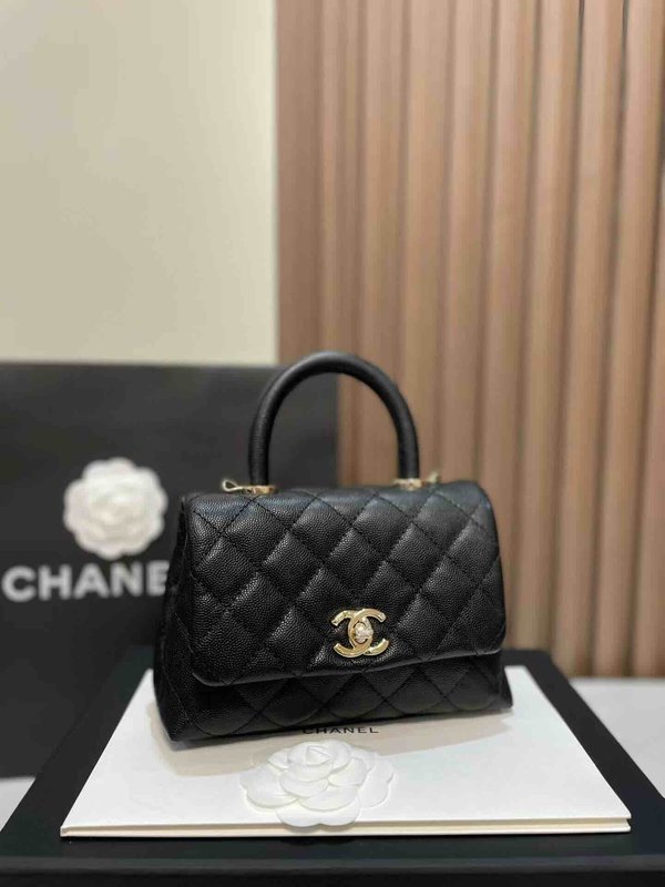 Chanel Coco Handle Mini Black GHW 19cm