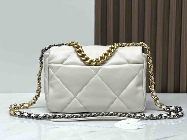 Chanel 19 Bag Off White 30cm