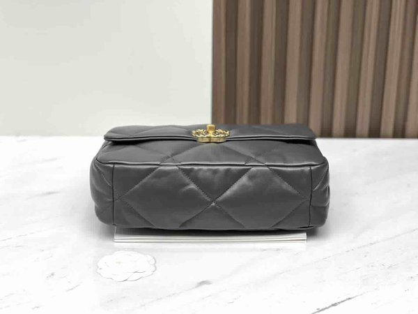 Chanel 19 Bag Dark Grey 30cm