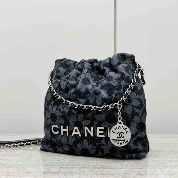Chanel Trash Bag Style Tote Calfskin GHW