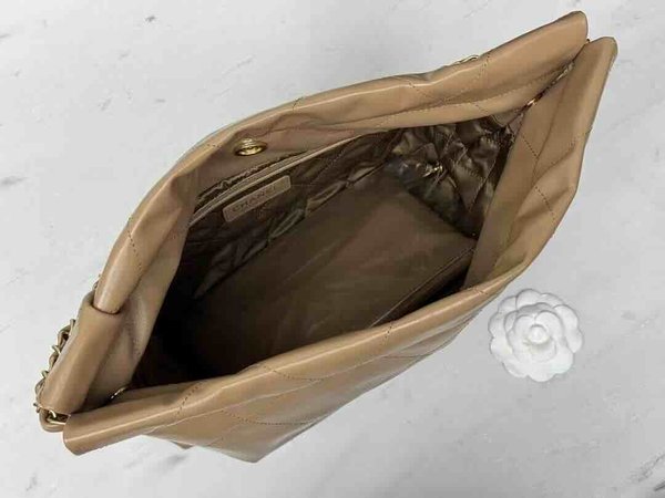 Chanel Chanel 22 Small Milk Tea 37cm