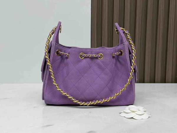 Chanel 26C Mini 25 Hobo Bag – Purple Size: 20 × 22 × 12.5 cm