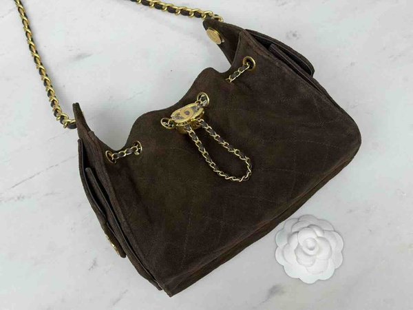 Chanel 26C Mini 25 Hobo Bag – Coffee Size: 20 × 22 × 12.5 cm