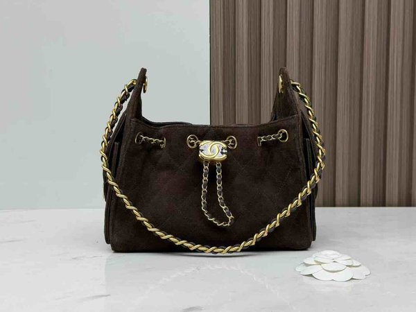 Chanel 26C Mini 25 Hobo Bag – Coffee Size: 20 × 22 × 12.5 cm