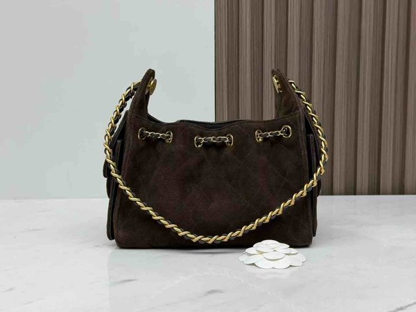 Chanel 26C Mini 25 Hobo Bag – Coffee Size: 20 × 22 × 12.5 cm