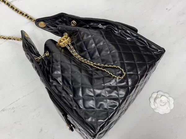 CHANEL 25C Medium Hobo Bag – Black (40x30x15cm)