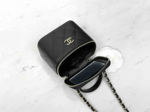 Chanel Square Mini Box Bag 12cm – Black (23A)
