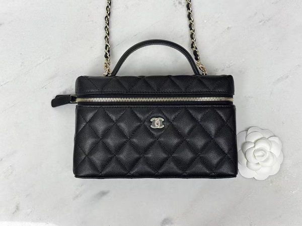 CHANEL 25P LP Mini Box Bag – Classic Black ((19.5cm)