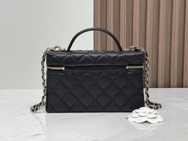 CHANEL 25P LP Mini Box Bag – Classic Black ((19.5cm)