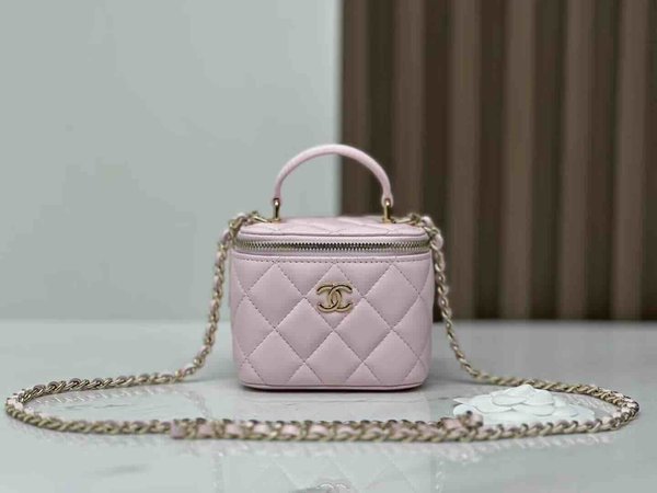 Chanel 22P Handle Mini Flap Box – Sakura Pink Size: 17 cm