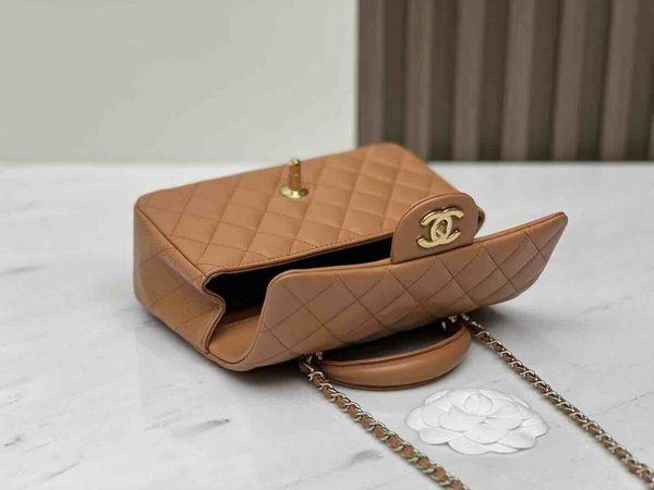 Chanel Classic Flap Mini Handle 20cm – Caramel