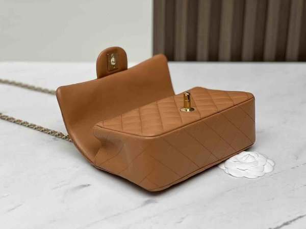 Chanel Classic Flap Mini Handle 20cm – Caramel