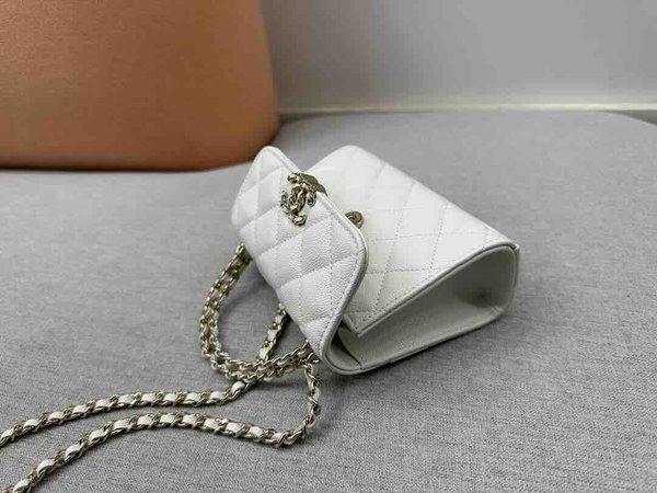 Chanel Kelly Chain Clutch Caviar GHW 14.5cm