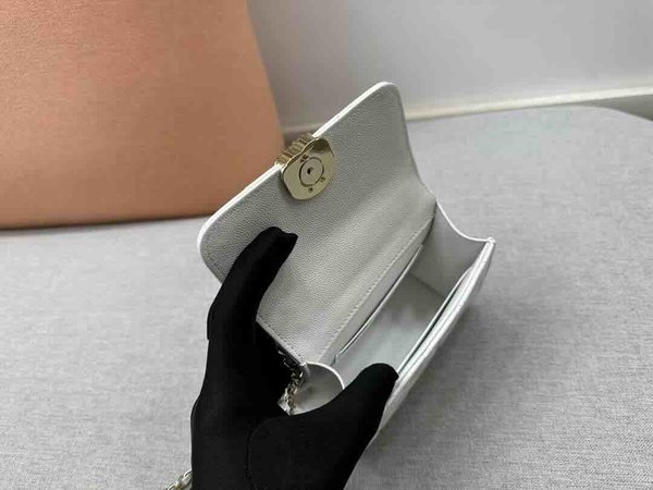 Chanel Kelly Chain Clutch Caviar GHW 14.5cm