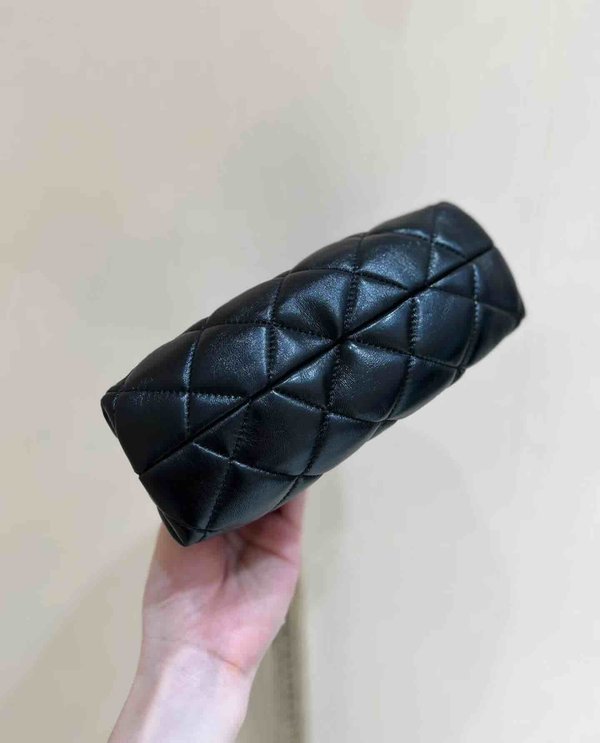 Chanel 24A Grained Calfskin Top Handle Bag 19cm