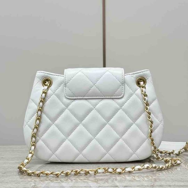 Chanel Large CC Logo Flap Bag Calfskin GHW