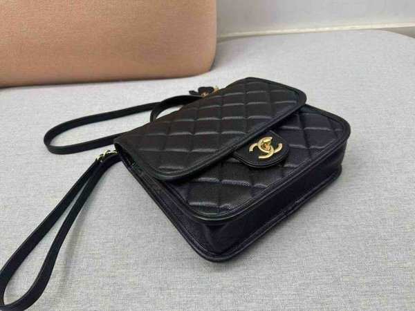 Chanel Top Handle Bag Calfskin GHW 22cm