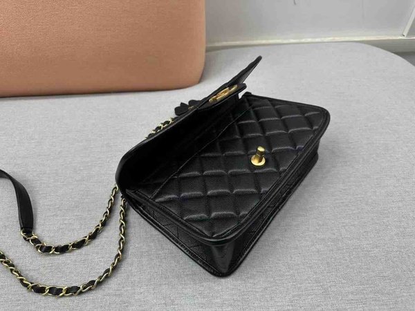Chanel Top Handle Bag Calfskin GHW 25cm