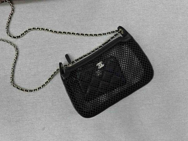 Chanel 25P Mesh Underarm Bag GHW 20cm