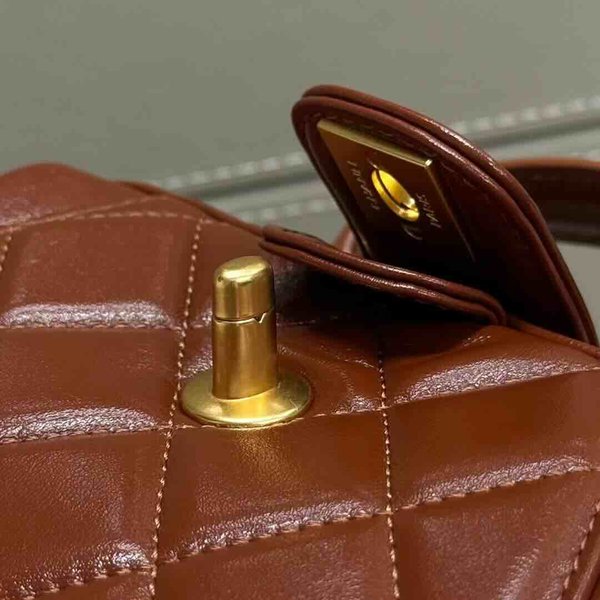 Chanel 24A Doctor Bag Caramel Waxed Lambskin GHW 18cm