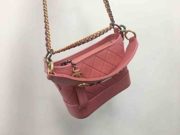 Chanel Gabrielle Wide Strap Hobo Bag Top Handle Removable Strap 20cm