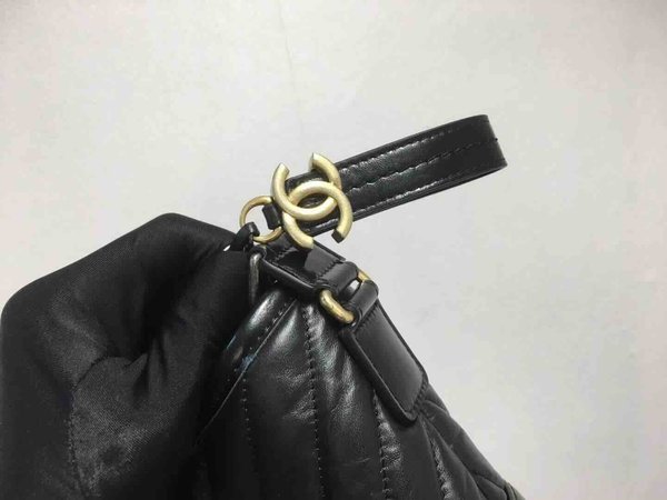 Chanel Gabrielle Chevron Hobo Bag Calfskin