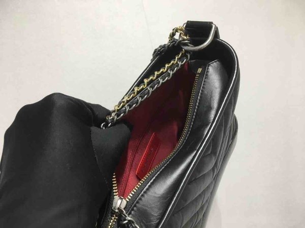 Chanel Gabrielle Chevron Hobo Bag Calfskin