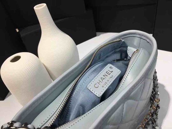 Chanel Gabrielle Hobo Bag Macaron Blue 20cm