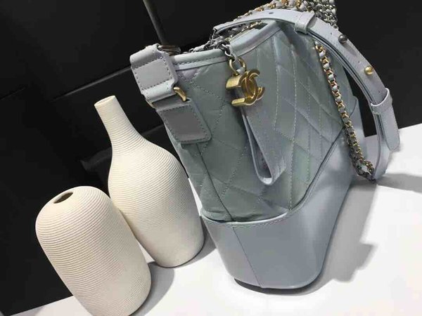 Chanel Gabrielle Hobo Bag Macaron Blue 28cm