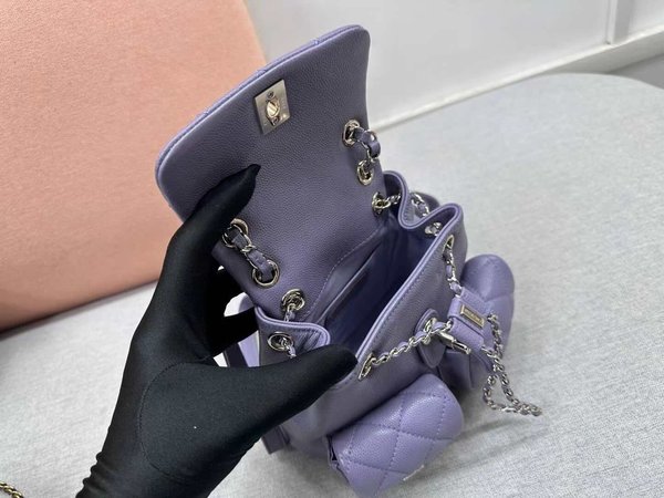 CHANEL Duma Backpack  – (17.5×16.5×10cm)