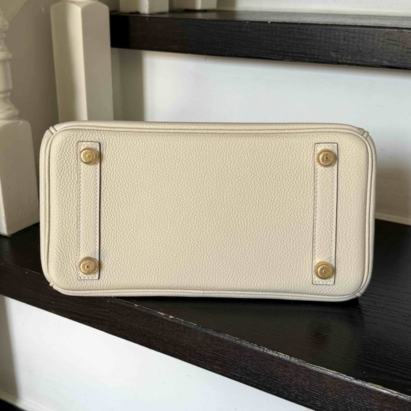 Hermès Birkin 25 Craie Togo x Gold Hardware