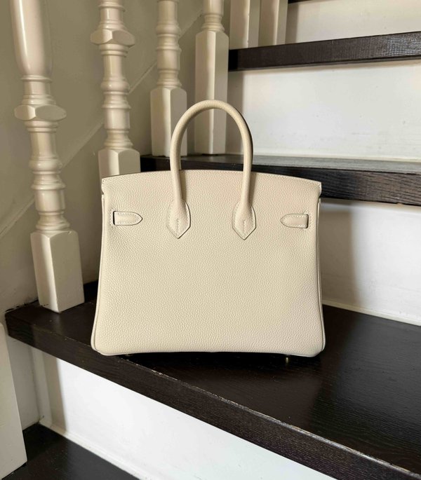 Hermès Birkin 25 Craie Togo x Gold Hardware